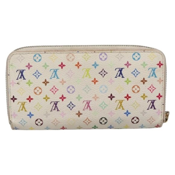LOUIS VUITTON Monogram Multicolor Zippy Wallet Wallet White M60241 Auth 142356 - Picture 2 of 16